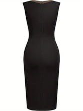 Contrast Trim Bodycon Dress - MyEmpired