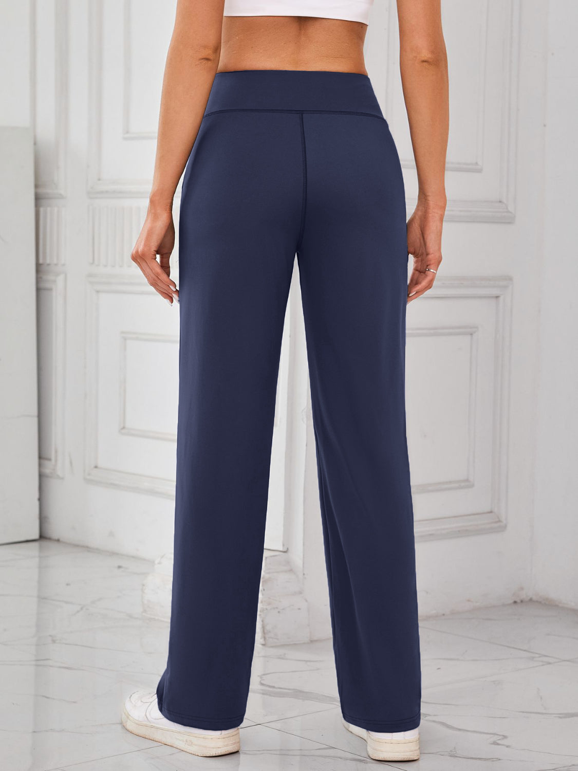 Lovelet High Waist Active Pants with Pockets - MyEmpired