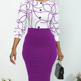 Splicing Dress - MyEmpired