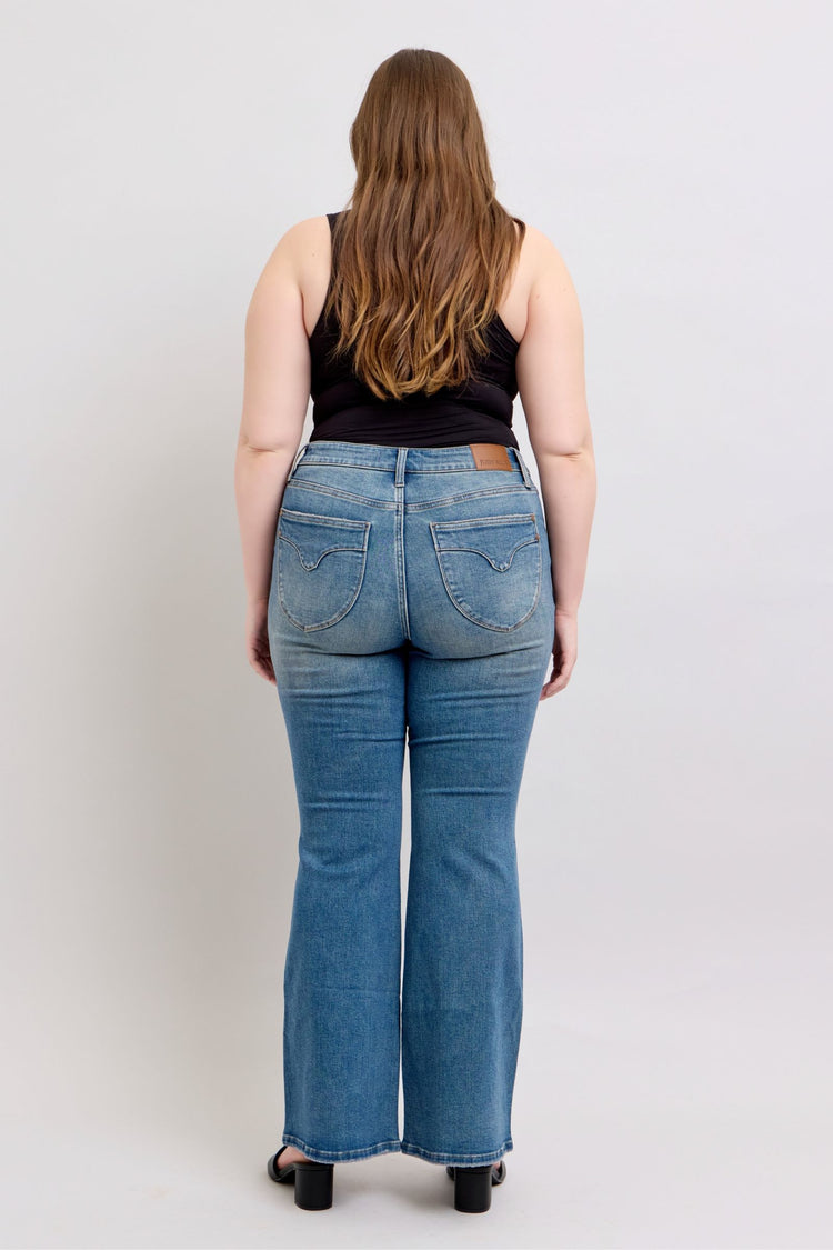 Judy Blue MR Tummy Control Vintage Wash Jeans - MyEmpired