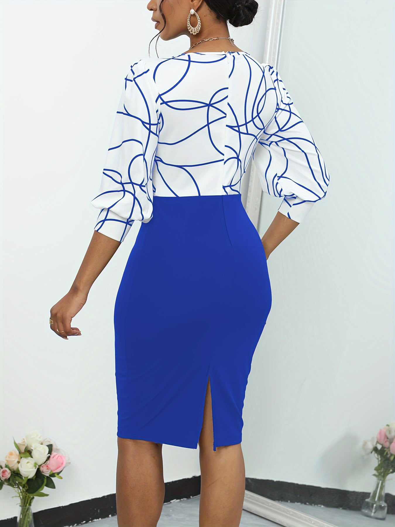 Splicing Dress - MyEmpired