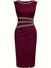 Contrast Trim Bodycon Dress - MyEmpired