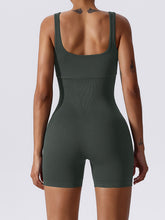 Basic Bae Ribbed Sleeveless Active Romper - MyEmpired
