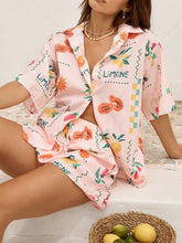 Printed Button Down Shirt and Shorts Set - MyEmpired