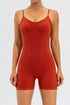 Spaghetti Strap Round Neck Romper - MyEmpired