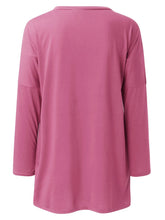 Full Size Round Neck Long Sleeve T-Shirt - MyEmpired