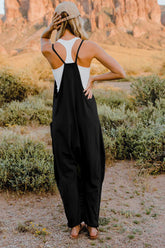 Double Take Full Size V-Neck Sleeveless Jumpsuit with Pockets - MyEmpired