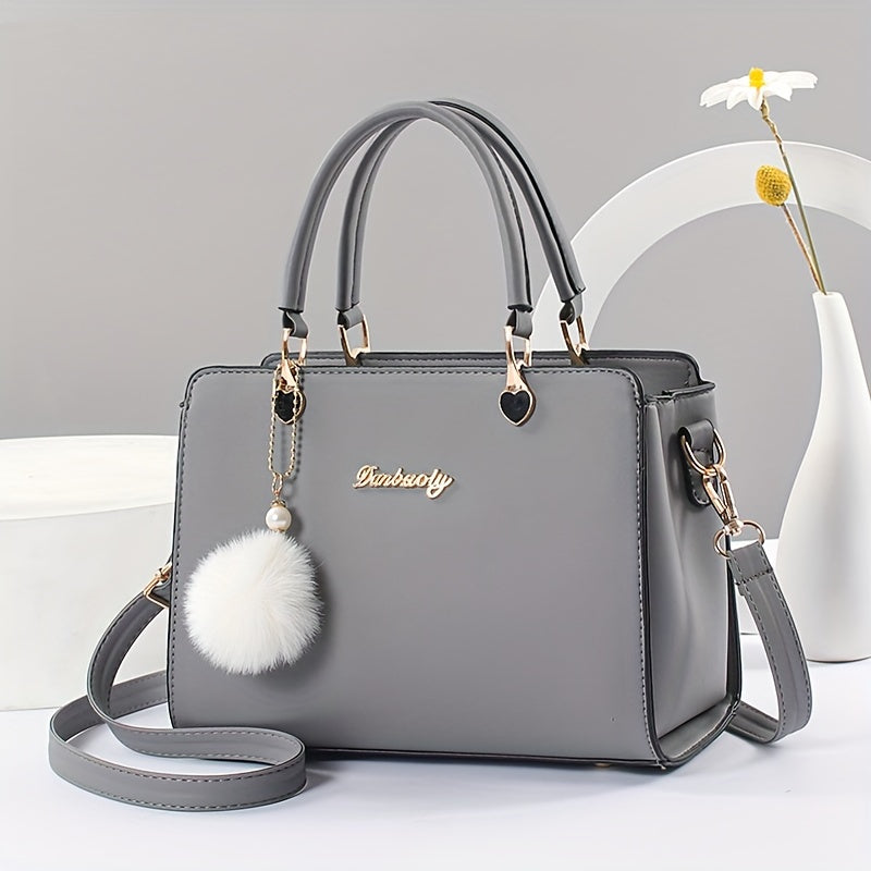 Chic Black Faux Leather Crossbody - MyEmpired