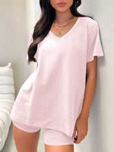V-Neck T-Shirt and Shorts Set - MyEmpired