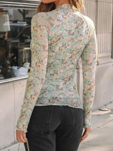 Lovelet Mock Neck Long Sleeve Top - MyEmpired