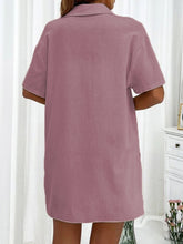 Button Up Shirt and Drawstring Shorts Set - MyEmpired