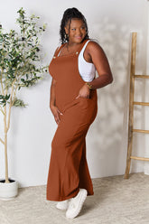 Double Take Full Size Wide Strap Overall with Pockets - MyEmpired