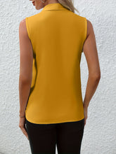 Chic V-neck Blouse, Elegant Sleeveless - MyEmpired