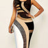 Color Block Sheath Tank Dress - MyEmpired