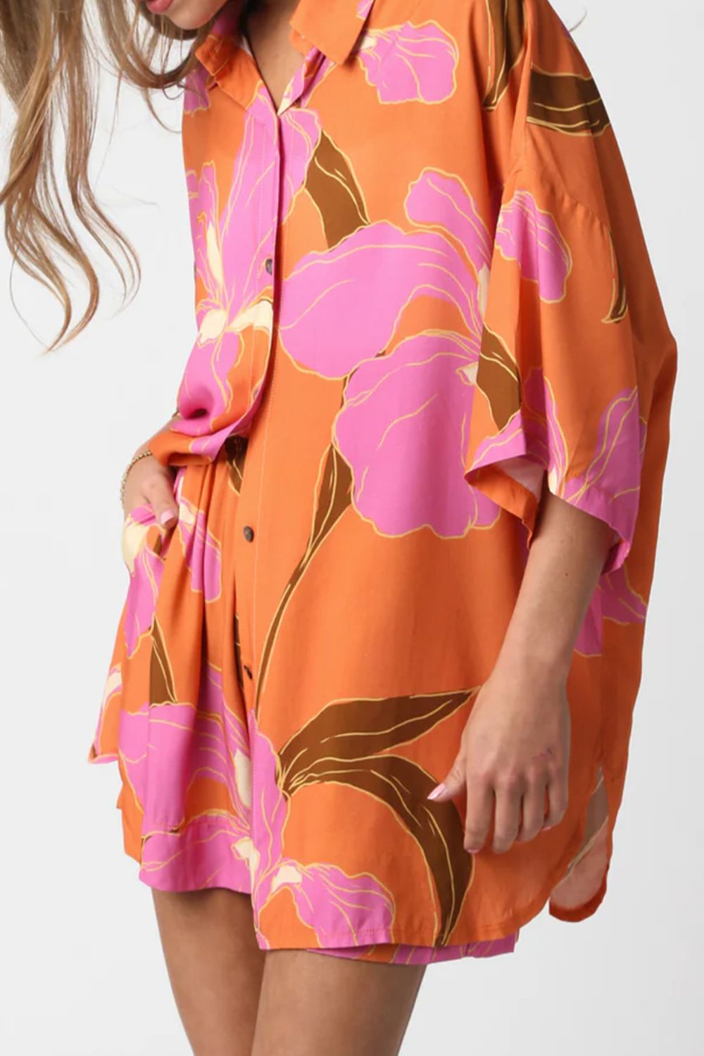 Floral Print Shirt and Shorts Set - MyEmpired