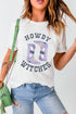 Graphic Round Neck Short Sleeve T-Shirt - MyEmpired