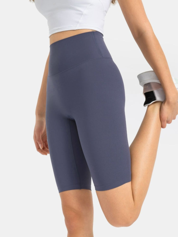 Millennia High Rise Wide Waistband Active Shorts - MyEmpired