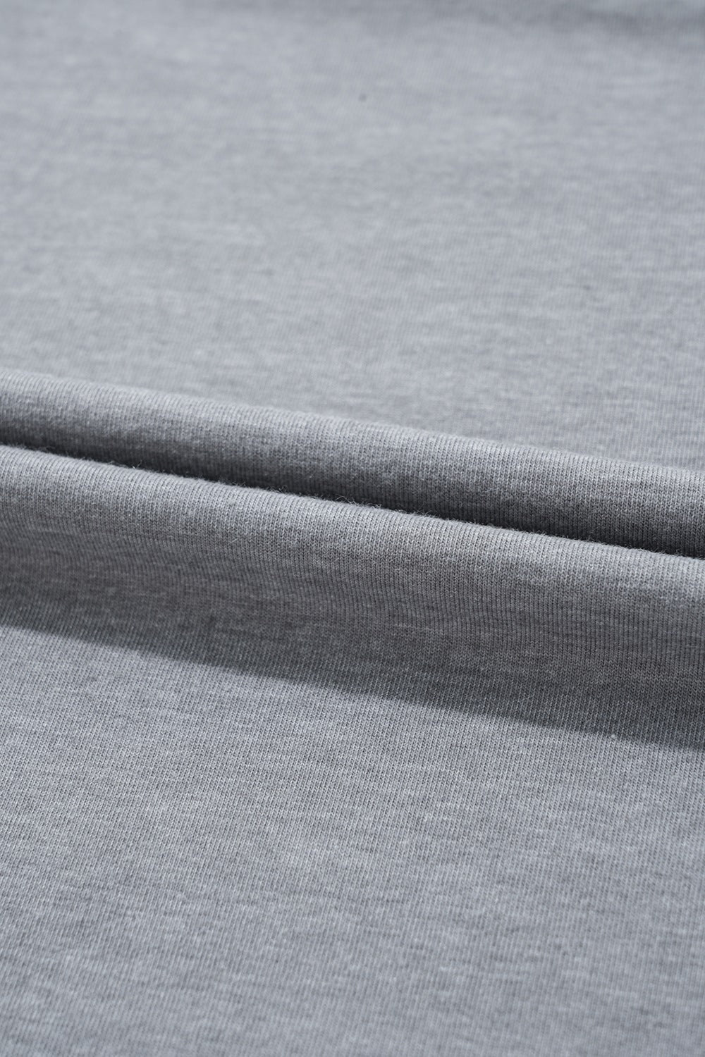 HOPPY Chenille Patch Round Neck Short Sleeve T-Shirt - MyEmpired