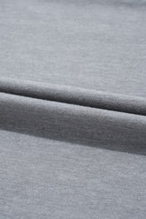 HOPPY Chenille Patch Round Neck Short Sleeve T-Shirt - MyEmpired