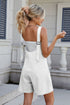 V-Neck Adjustable Strap Romper - MyEmpired