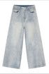 Washed Straight Leg Jeans - MyEmpired