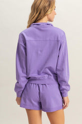 HYFVE Quarter Zip Drop Shoulder Sweatshirt - MyEmpired