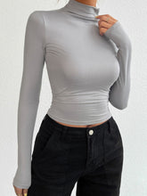 Devine Mock Neck Long Sleeve T-Shirt - MyEmpired
