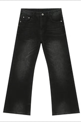 Washed High Rise Bootcut Jeans - MyEmpired