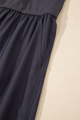 Cutout Square Neck Wide Strap Active Jumpsuit - MyEmpired