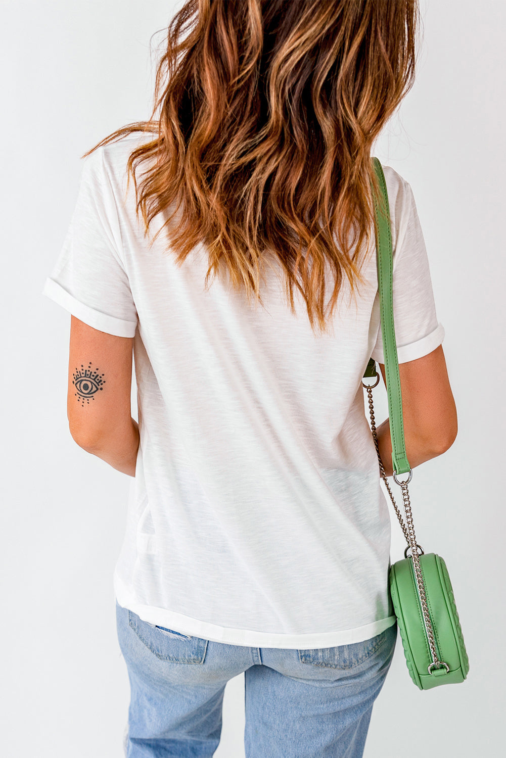 Graphic Round Neck Short Sleeve T-Shirt - MyEmpired
