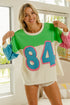 BiBi Color Block Patched Long Sleeve Top - MyEmpired