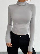 Devine Mock Neck Long Sleeve T-Shirt - MyEmpired