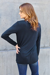 Basic Bae Full Size Round Neck Long Sleeve Top - MyEmpired
