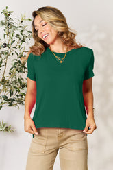 Basic Bae Full Size Round Neck Short Sleeve T-Shirt - MyEmpired