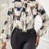 Elegant Geometric Print Blouse - MyEmpired