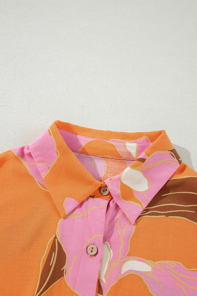 Floral Print Shirt and Shorts Set - MyEmpired