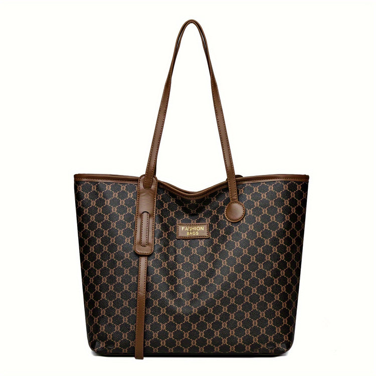 Handbags with Random Printing Design (2-Piece Set) - MyEmpired