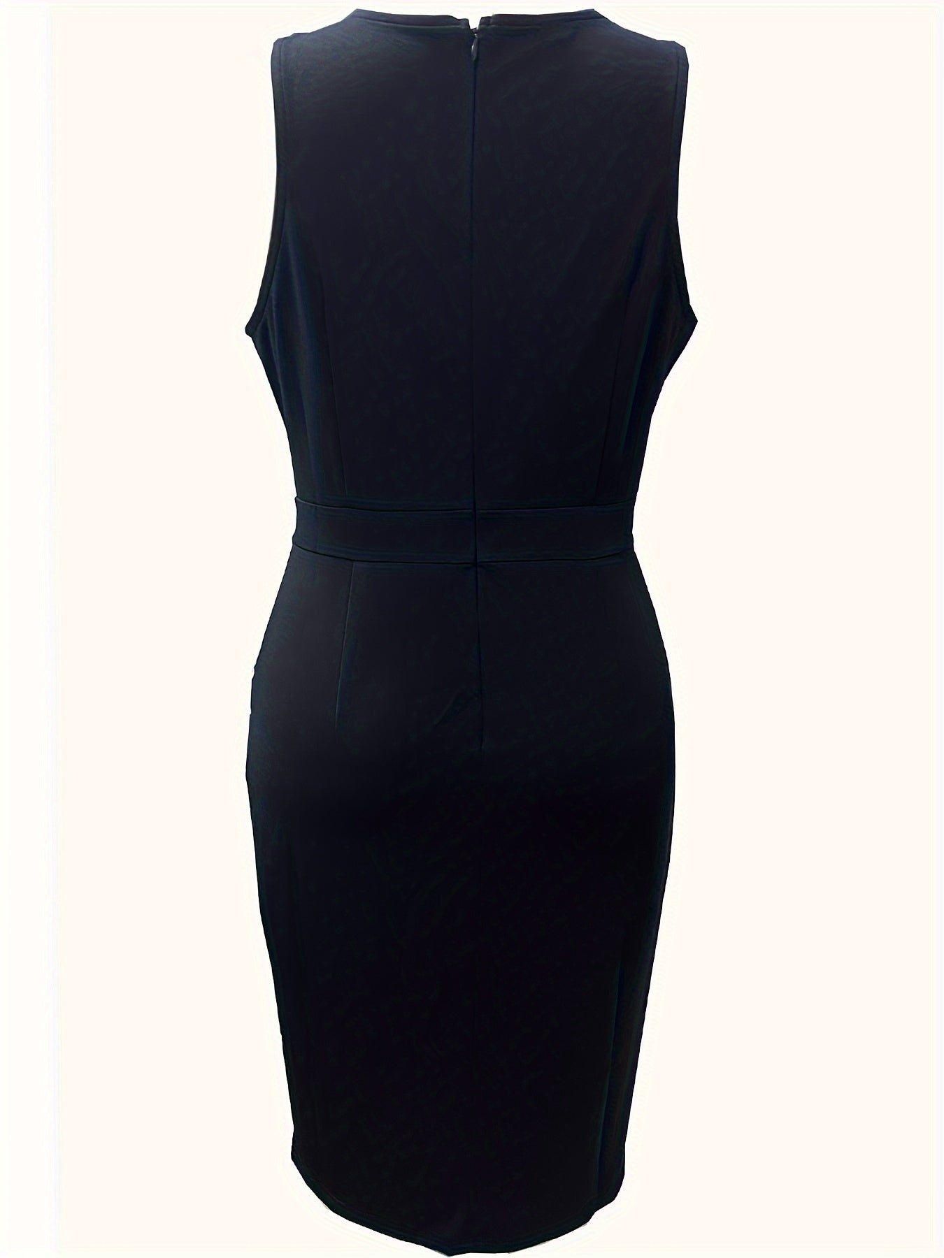 Crisscross Split Bodycon Dress