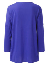 Full Size Round Neck Long Sleeve T-Shirt - MyEmpired
