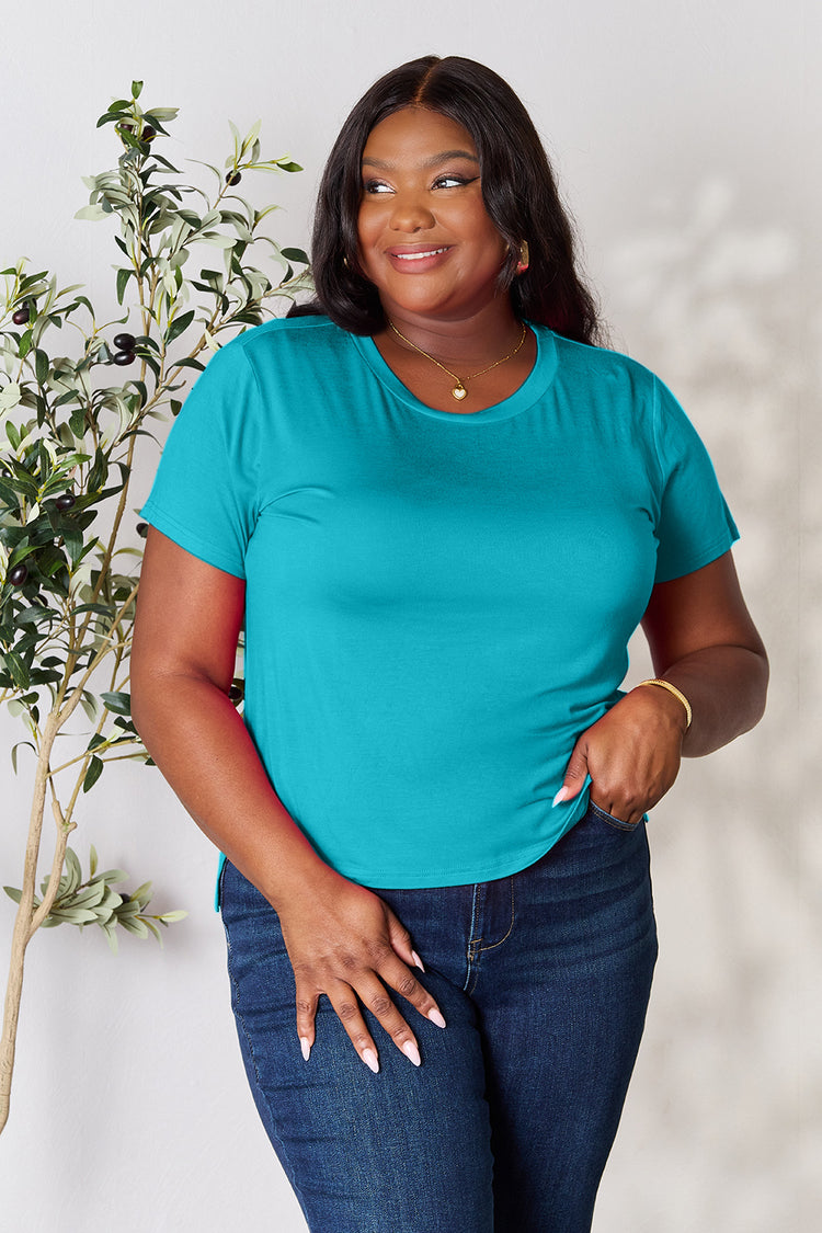 Basic Bae Full Size Round Neck Short Sleeve T-Shirt - MyEmpired