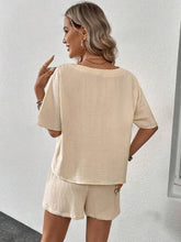 V-Neck Half Sleeve Top and Shorts Set - MyEmpired