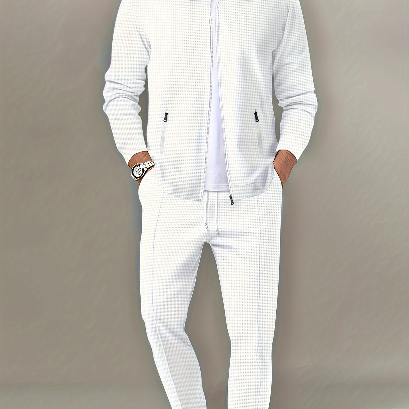 Waffle Solid Classic Men&