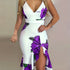 Floral Print Ruffle Hem Dress - MyEmpired