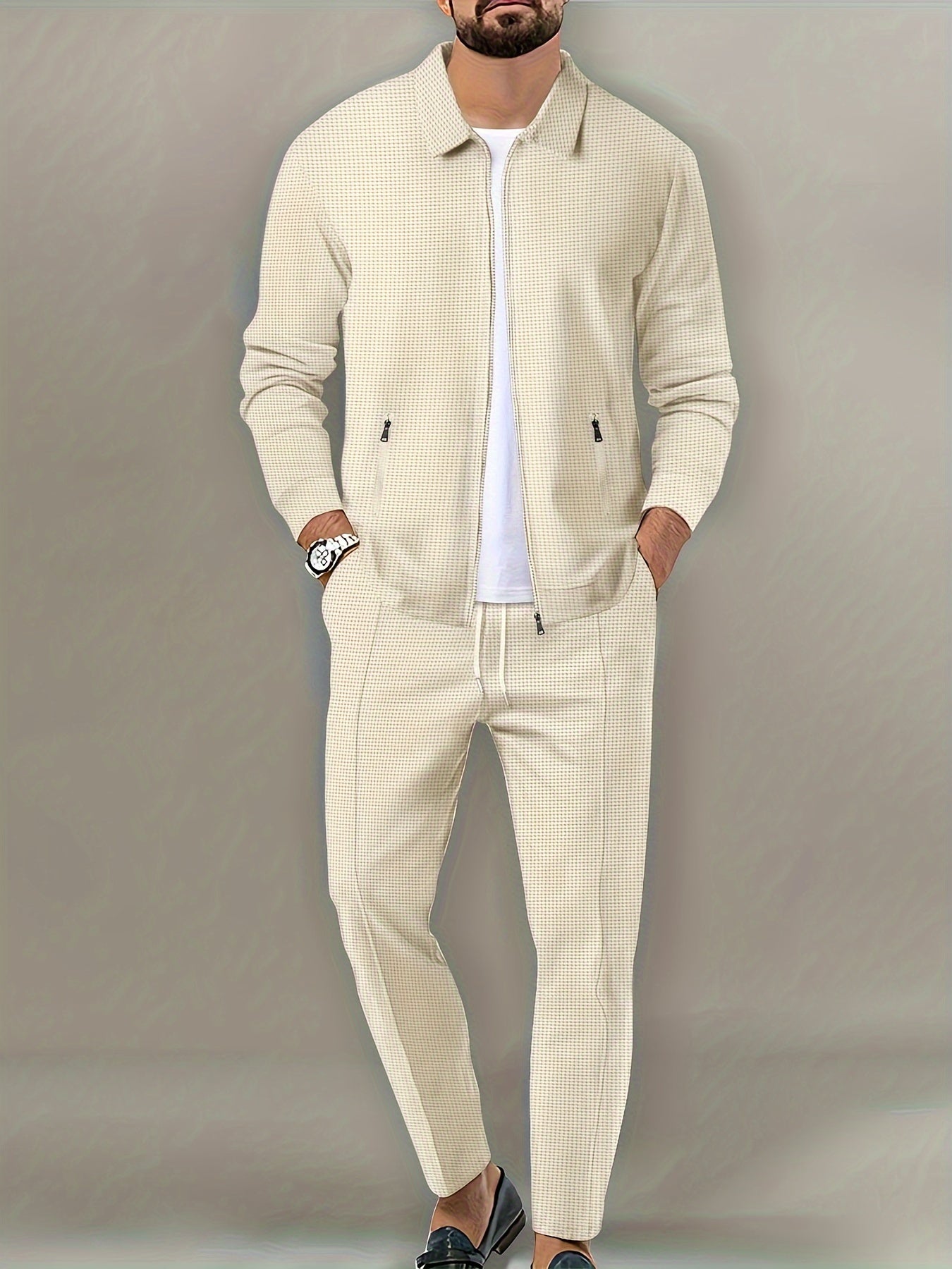 Waffle Solid Classic Men&