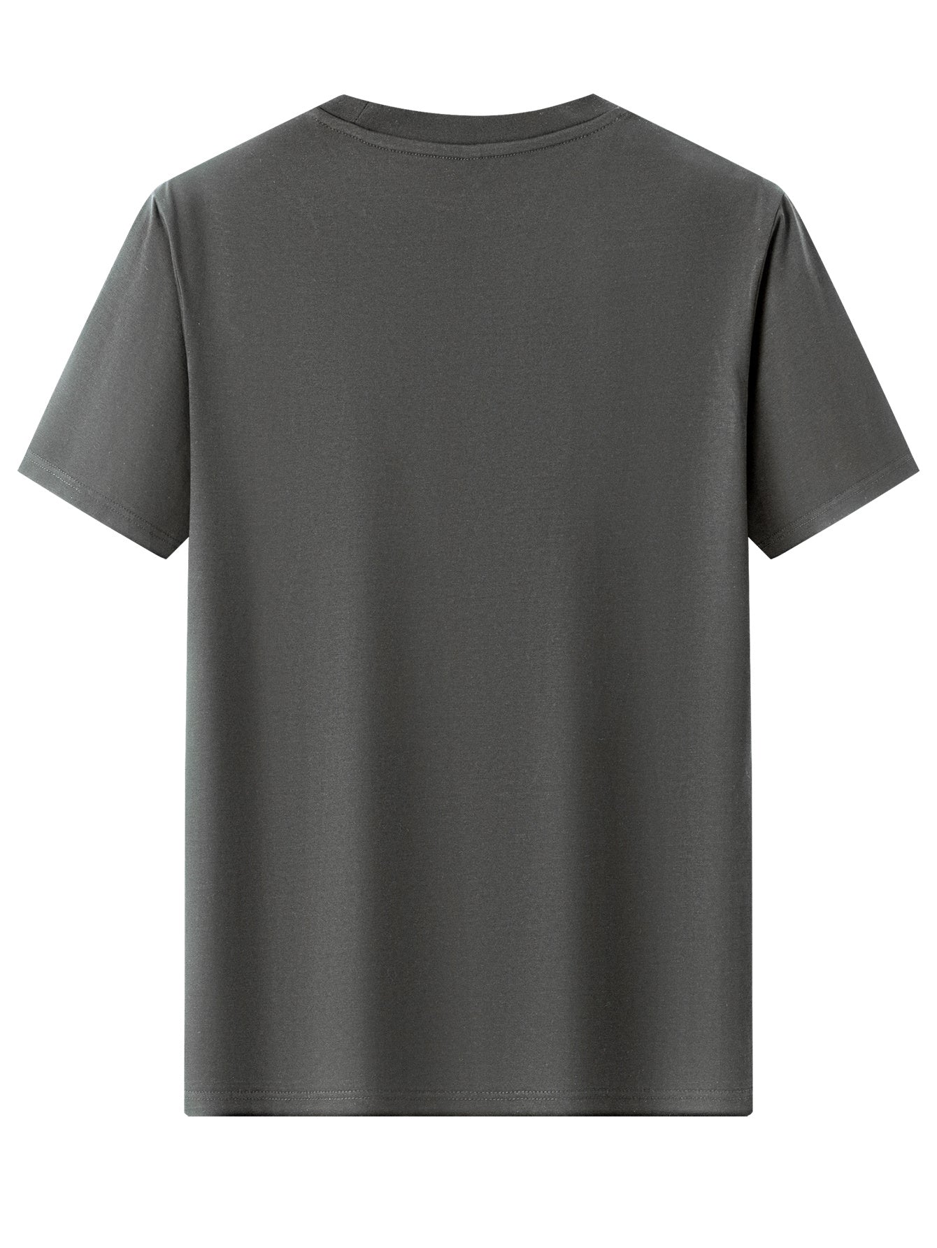 Men's 100% Cotton T-Shirt, Simple Print Design, Basic Cotton Top for Men, Suitable for Daily Summer Wear