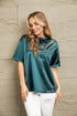 Round Neck Dropped Shoulder Top - MyEmpired