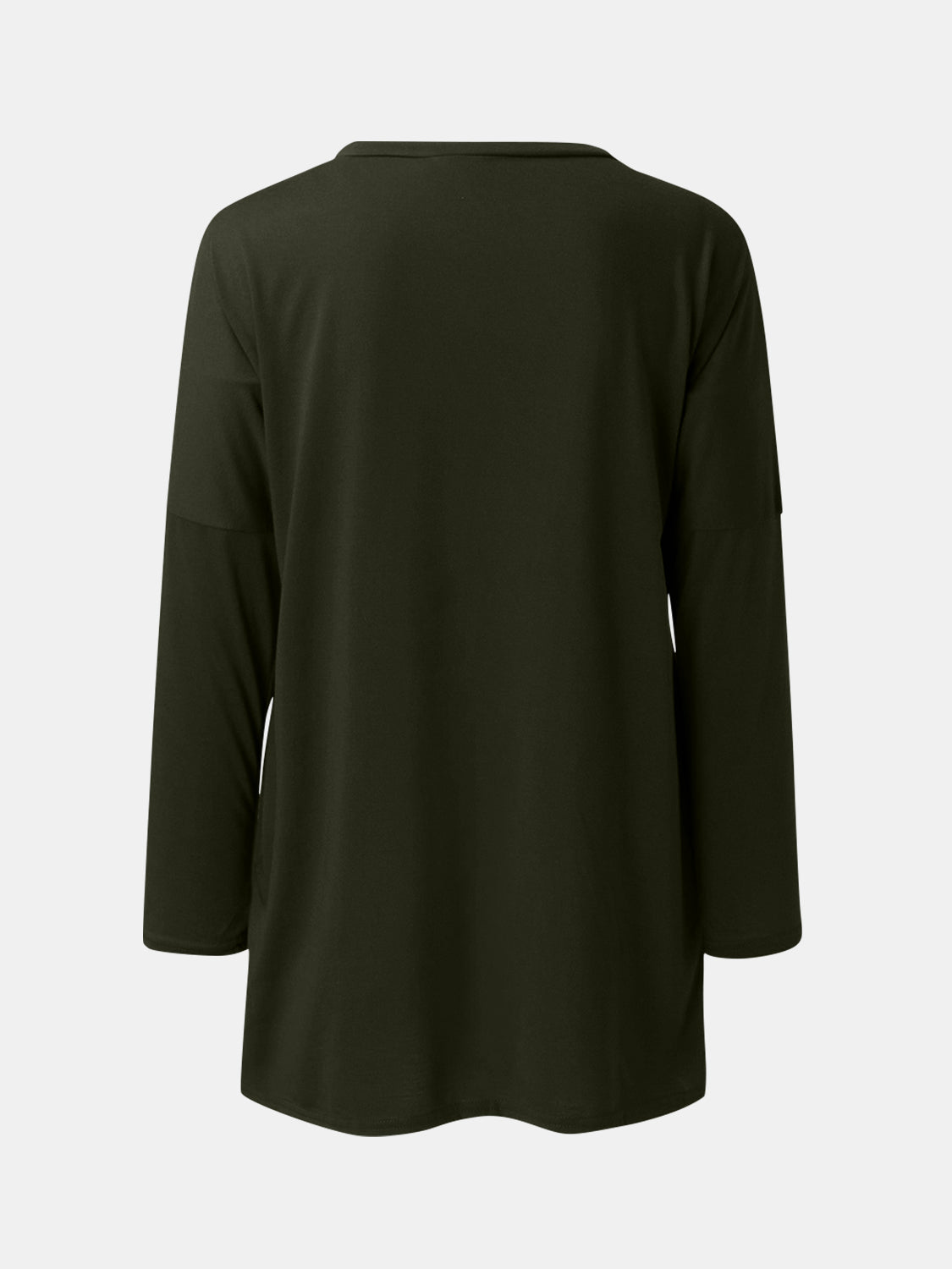 Full Size Round Neck Long Sleeve T-Shirt - MyEmpired