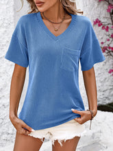 Mandy V-Neck Dropped Shoulder T-Shirt - MyEmpired